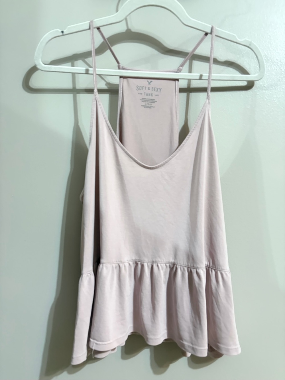 American Eagle Outfitters Soft & Sexy Tank in Light